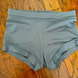 Balera banded leg booty shorts grey